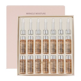 OHUI 오휘 미라클 모이스처 핑크 베리어 앰플 777 스페셜 세트 (7mlX14ea) O Hui Miracle Moisture Pink Barrier Ampoule 777 Special Set (7ml X 14ea)