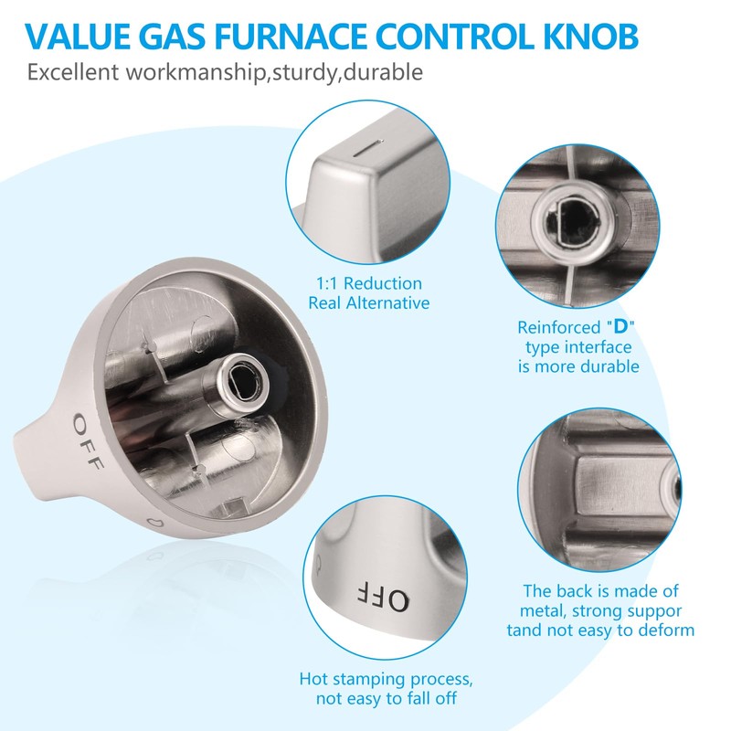 Fit for Whirlpool Gas Range Burner Control Knobs (1-Pack) -
