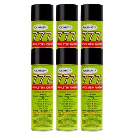 Polymat QTY(6) Polymat 777 Spray Glue Adhesive for Fabric Carpet Arts&Crafts Upholstery