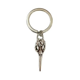 Bird Skull Keychain,Animal Skull Keyring,Skull Key Ring,Native American,Bird skull keyring,Raven Skull Keychain,Crow Keychain