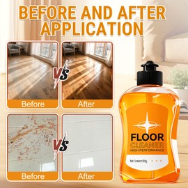 LINARTS Floor Cleaner Liquid for Mopping, Household Hardwood Floor Cleaner, Floor Solution for Mopping Wood Tile Laminate, Marble, Natural Stones, Porcelain Shower Bathroom, Liquid-17.6 Fl Oz1 Bottle