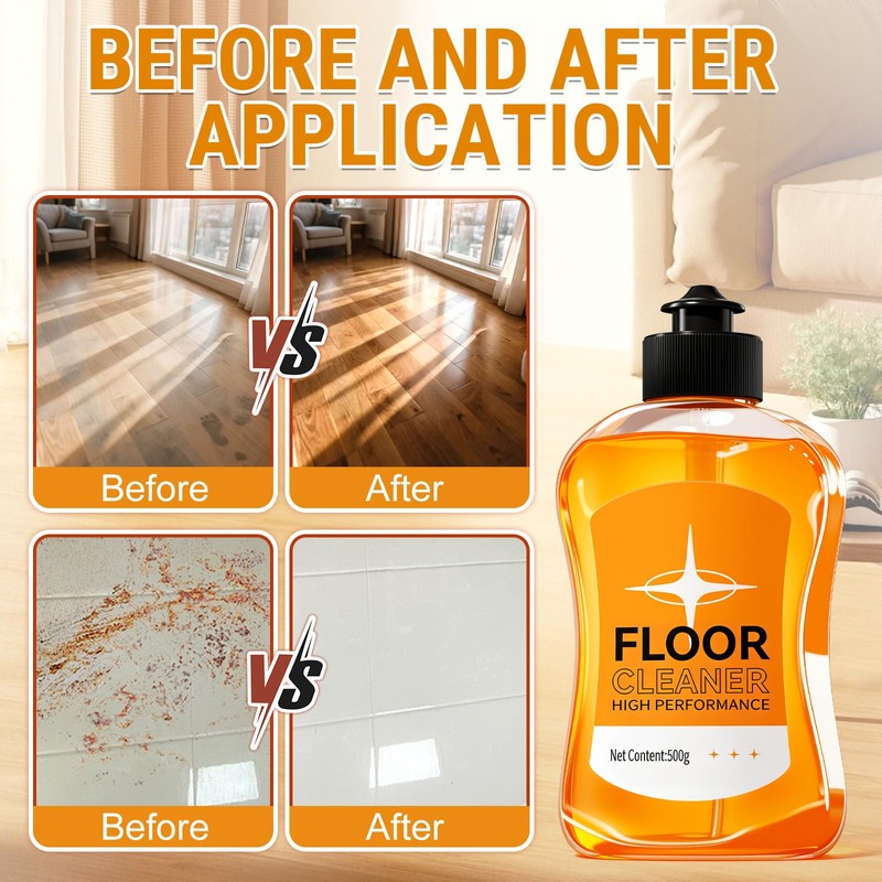 LINARTS Floor Cleaner Liquid for Mopping, Household Hardwood Floor Cleaner,