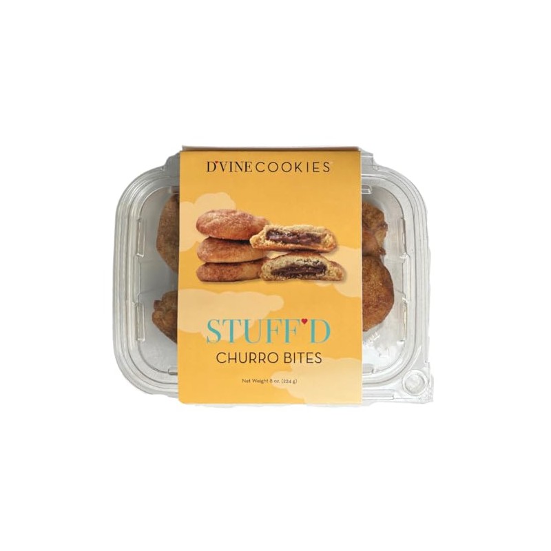 Stuffed Cookies | Stuffed Churro Cookie Bites | 5 Count