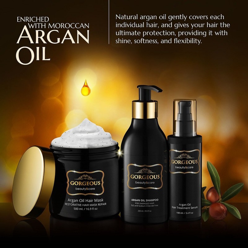 Gorgeous Beauty & Care Gorgeous Argan Oil Treatment, 3.4 oz