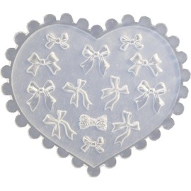 3D Bowknot Silicone Nail Art Decortive Mold, Reusable Design for DIY Manicure, Nail Decoration Tool, Bow Tip Molds