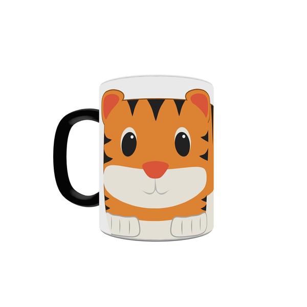 Cartoon Tiger - One 11 oz Morphing Mugs Color Changing Heat Sensitive Ceramic Mug – Image Revealed When HOT Liquid Is Added!