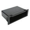 Car Stereo Radio Storage Box Black Large Storage Space Dash