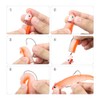 DONQL Rubber Fish with Jig Head Selectable 9 cm 25
