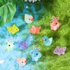 Guiqulai 100PCS Mini Resin Animals Tiny Ducks to Hide Luminous