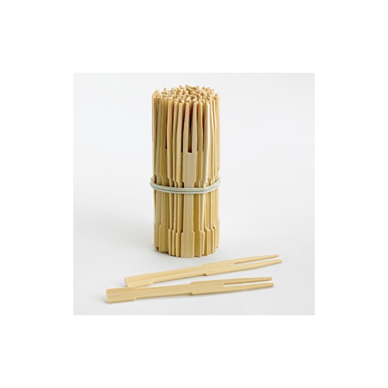 Helen’s Asian Kitchen Mini Bamboo Appetizer Cocktail Forks and Buffet