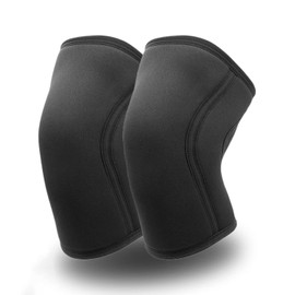 Rodilleras, 1 par Rodilleras Deportivas, Rodillera de Compresion de Neopreno de 7 mm para Levantamiento de Pesas, Sentadillas, Baloncesto, Rodillera Ortopedica para Soporte y Recuperación de Rodilla, (Medium)