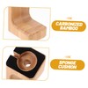 Mikinona 1pc Bamboo and Wooden Watch Stand Display Smart Charging