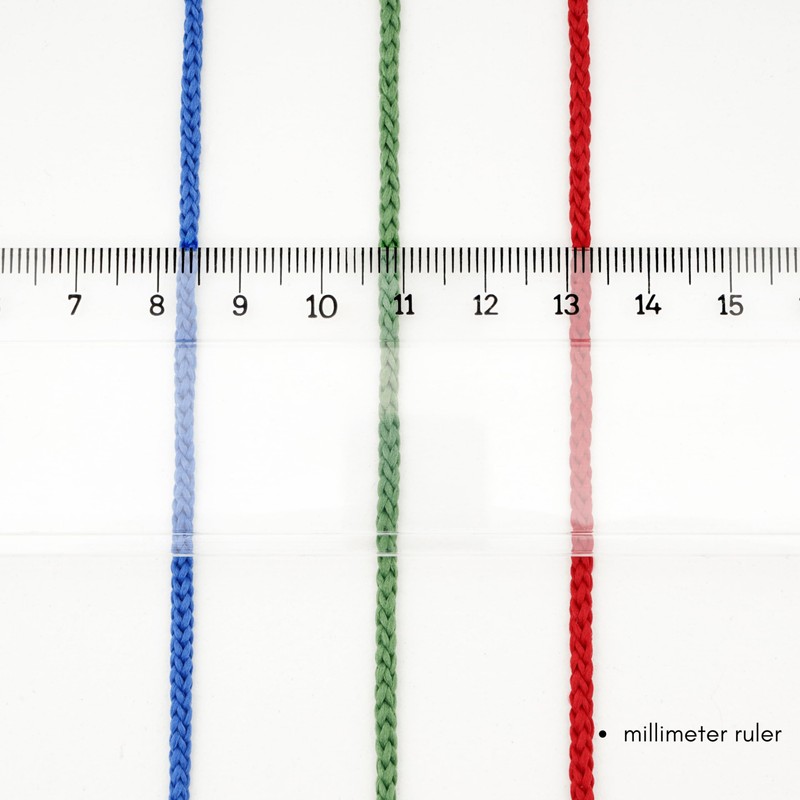 Clowex Polyester Soft Macrame Cord 2.5-3mm, 191 Yards x 1/9