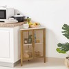 VECELO Corner Shelf with Door