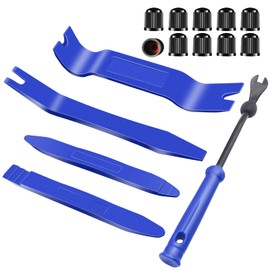 Auto Trim Removal Tool Kit, Wetado 15 Pcs Car Panel Door Window Tools Kit,Auto Clip Fastener Remover Pry Tool Set Blue