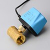 DC12-24V 3/4" DN20 Motorisierter Kugelhahn, 2-Draht Automatischer Rücklauf Setup Messing