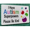 I Have Autism Bubbles I. D. Card Fits In Any