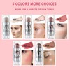 Joyeee 5 Colours Face Blush Stick, Matte Highlight Blush Stick
