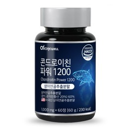 로니웰 콘드로이친 분말 가루 영양제 보충제 60정 연골관리복합식품