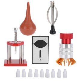 5Pcs Watch Repair Set Kit Rubber Dust Air Blower Watch Back Case Opener Hand Setting Tool