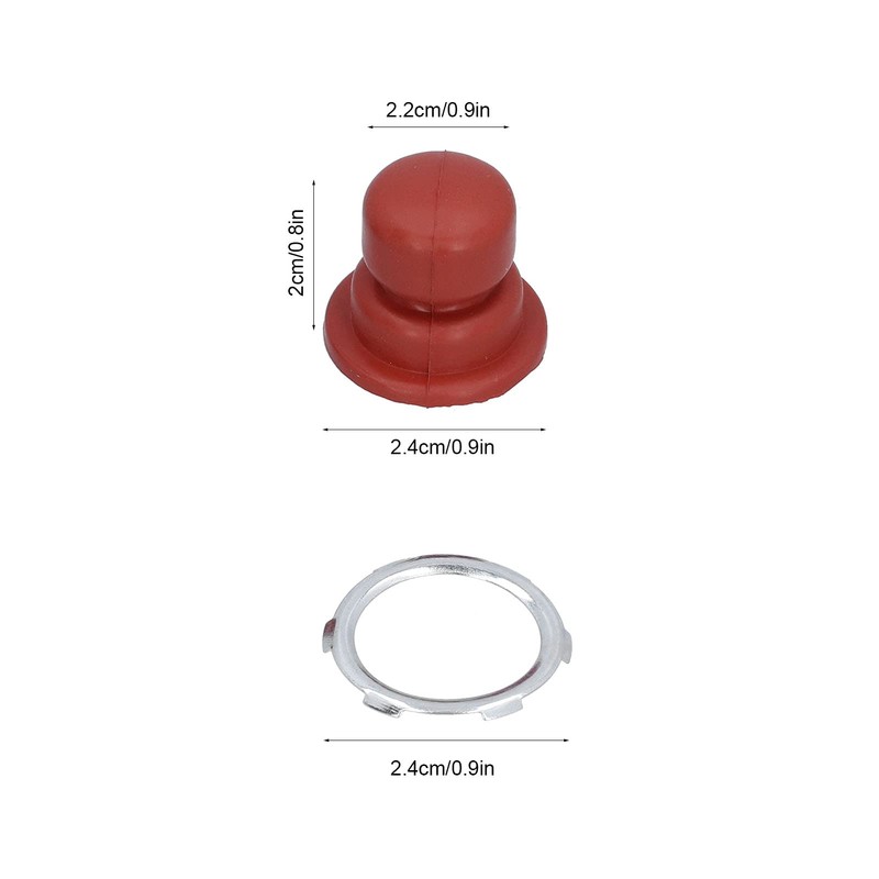 BAOFUYA 2-Piece Primer Bulb with Rings, Easy to Replace Lawnmower