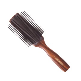 Beth VESS C-2000 Professional Ceramic Blow Brush Made in Japan by a Long-established Commercial Manufacturer Beauty Professional Ceramic Blow Brush (Antibacterial) (Wood Grain)