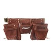 AWP Suede Leather General Construction Tool Pouch Apron | 11-Pocket