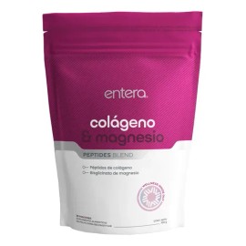 Entera Colágeno Y Magnesio 300g, Hidrolizado, Sin Azúcar                                                                                              