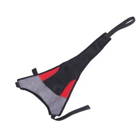 Bike Absorbs Sweat Strap Outdoor Workout Frame Professional Guard Net Training Sweatband Riding Trainer Accessories , Black Red , 44*24*5cm