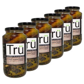 Smoked Black Pepper By Tru Pickles. 24 OZ Gourmet, Made with the Perfect Balance of All Natural and Fresh Ingredients and Seasonings - Family Recipe (6 pack)