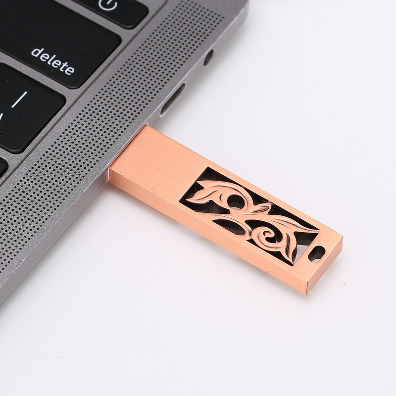 USB Flash Drive 16GB/32G/64G/128G Thumb Metal 2.0 Portable Waterproof Metal