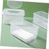 CAXUSD 4PCS Refillable Wipe Dispenser with Lid Portable and Plastic