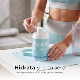 Pure Form BCAA + Electrolitos – BCAA Suplemento en polvo con Electrolitos y Aminoácidos Esenciales de Cadena Ramificada para Rehidratacion Saludable Bebida Hidratante en Polvo | 207 gramos | 30 porciones (Guava Mango)