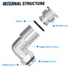 TAILONZ PNEUMATIC Elbow 6 mm Pipe AD x 1/4 Inch