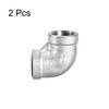 sourcing map Stainless Steel 304 Cast Pipe Fitting 90 Degree