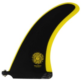 KONA SURF CO. Classic Single Center Fin for Longboard, Surfboard and Paddleboard in Fiberglass Anniversary sz:9in