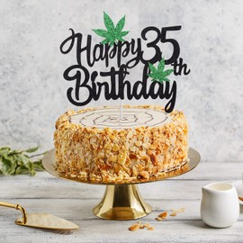 Decoración para tarta de cumpleaños con hojas de maceta (35)