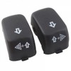 Switch Caps Set Black for Harley Davidson FLHTCU, FLHTK, FLTR