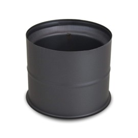 LANZZAS Flue Pipe Wall Lining / Double Wall Sleeve - for Diameter 150 mm - Colour: Cast Grey - Stove Pipe Wall Sleeve