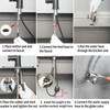 Kohonby Single Handle Kitchen Faucet with Pull Down Sprayer Modern