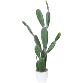 Yinleus 35Inch Artificial Cactus Faux Cacti Fake Cactus Saguaro Potted Plants for Indoor Outdoor Home Offices Store Decoration