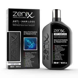 Zenix Anti Hair Loss Shampoo 250ml | Hair Growth Treatment for Men & Women | Nourishes, Moisturizes & Strengthens Roots | Natural Shine & Health | Caffeine & Vitamins Formula