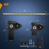Nilight Single Row LED Light Bar Ultra-Slim Spot Flood Combo