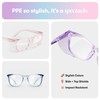 Stoggles Square Z87.2 Certified Polycarbonate Small Fit Safety Glasses, Scratch