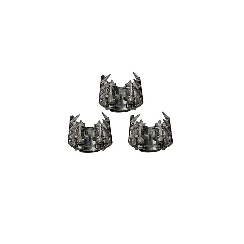Linziclip Mini pinza de mandíbula para el cabello, negro y