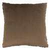 SARO LIFESTYLE Guépard Collection Cheetah Print Faux Fur Throw Pillow