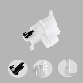 Eterpace Windshield Washer Reservoir Compatible with Nissan Rogue S/SL/SV 2017 2018 2019 2020, Wiper Washer Fluid Reservoir Tank, Replace# 28910-6FL0A, 28910-6FP0A