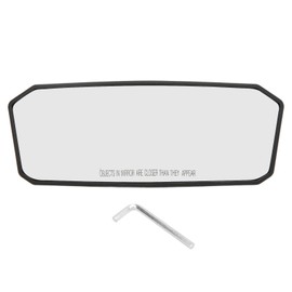 UTV Center Rear View Mirror Shatter Proof Panoramic 360° Rotation Adjustable Mount for ATVs