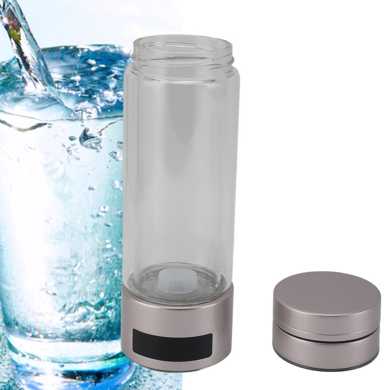 5V Hydrogen Water Bottle 260ML Capacity 2000‑9000ppb Rechargeable Portable Hydrogen