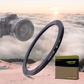 86 mm lens to 77 mm camera lens adapter, 86 mm to 77 mm filter step-down ring adapter ring, compatible with all 77 mm filter accessories. Made from CNC machined (86-77 mm)